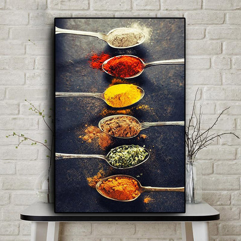 Colourful Spices No5 Canvas Print