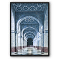 Arches In Blue Canvas Print
