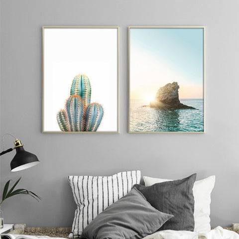 green-spiky-cactus-canvas-print