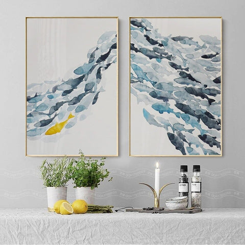 Fish Stream No1 Canvas Print