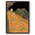 Lady With Red Cheeks No7 Canvas Print