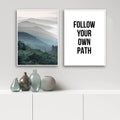 Follow Your Own Path Canvas Print
