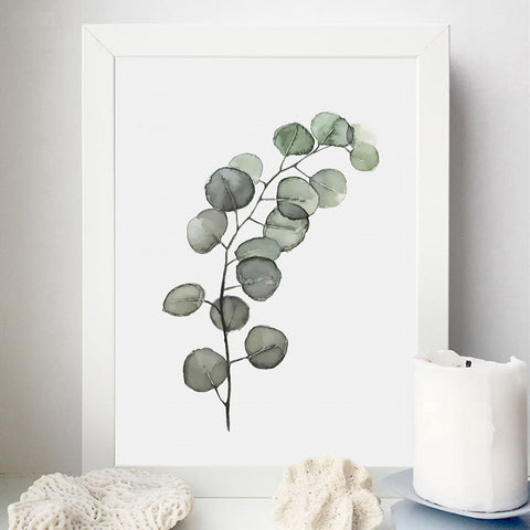 Green Leaf Plant No10 Canvas Print