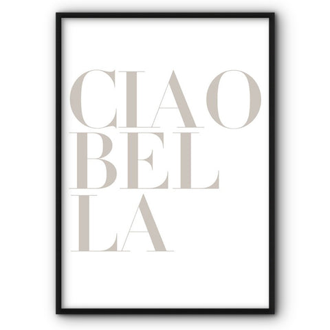 ciao-bella-canvas-print