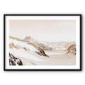 Mountain View In Warm Tones Canvas Print