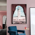 Pink Arch Canvas Print