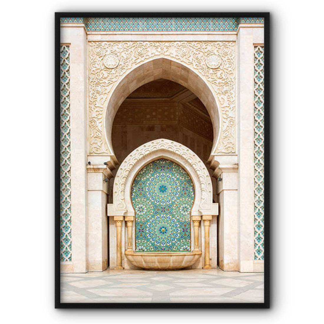 Mosque Arch Canvas Print Wall Art Poster – The Style Habitat