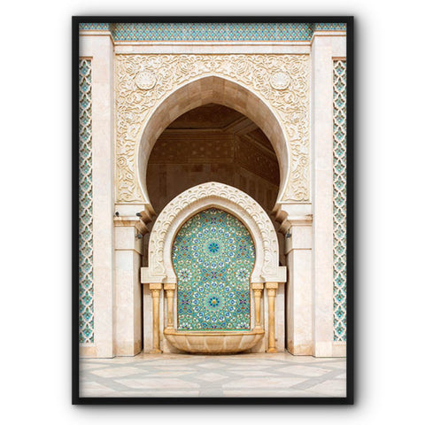 Mosque Arch Canvas Print