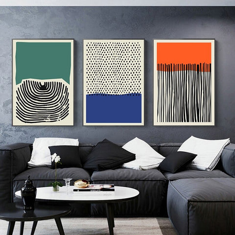 Abstract Minimalist Art Canvas Print #9