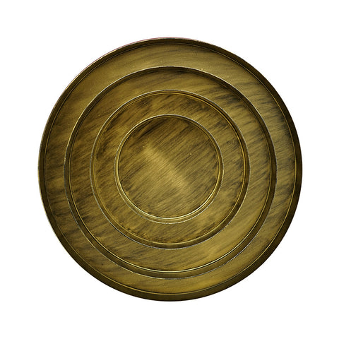 Brushed Bronze Round Tray