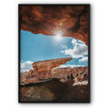 Sky And Canyons Canvas Print