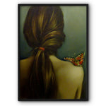Butterfly On Your Shoulder Canvas Print