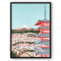 The Chureito Pagoda Mount Fuji Canvas Print