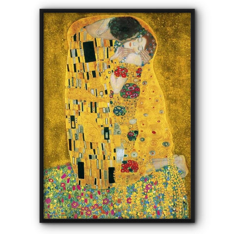 Gustav Klimt The Kiss Canvas Print