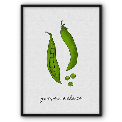 Give Peas A Chance Canvas Print