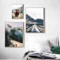 Mountain Railway Canvas Print