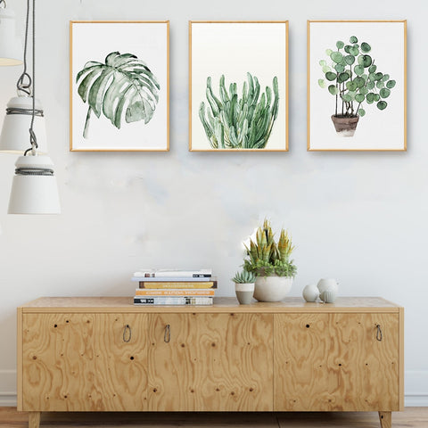 Green Leaf Plant No2 Canvas Print