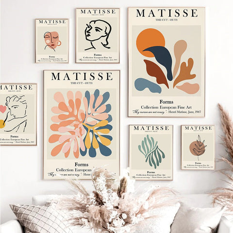 Matisse The Cut-Outs No9 Canvas Print