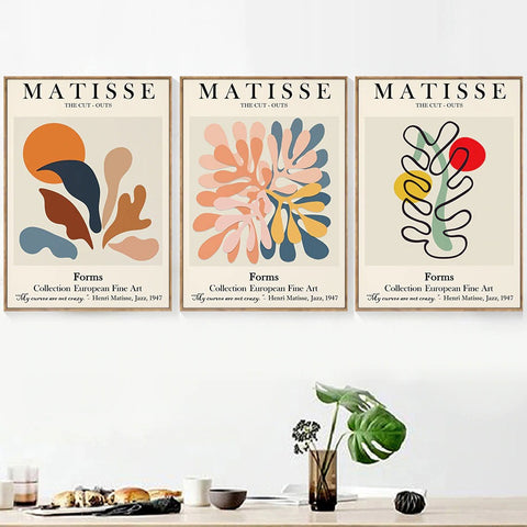Matisse The Cut-Outs No5 Canvas Print