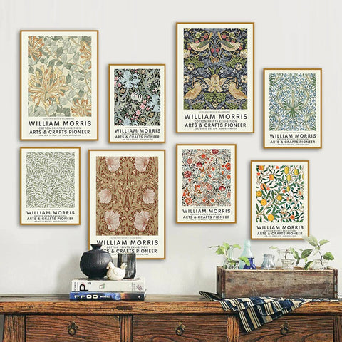 William Morris Flowers No12 Art Print