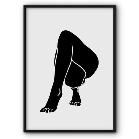 black-and-white-legs-canvas-print