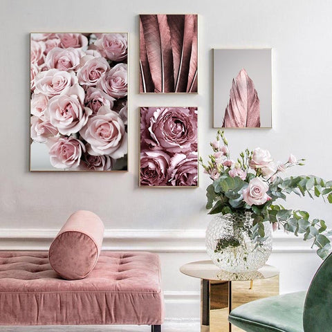 pink-feather-canvas-print
