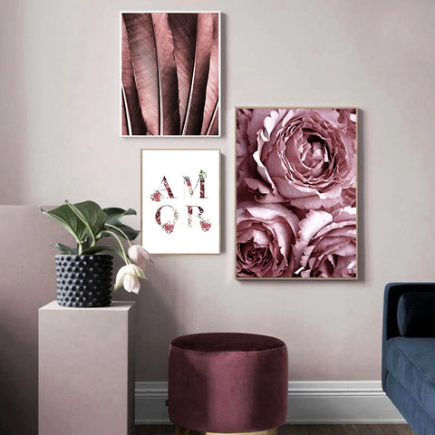 Pink Roses Canvas Print No2