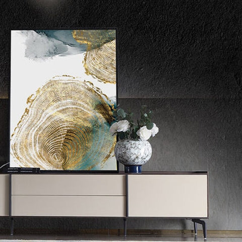 Abstract Golden Pith Canvas Print