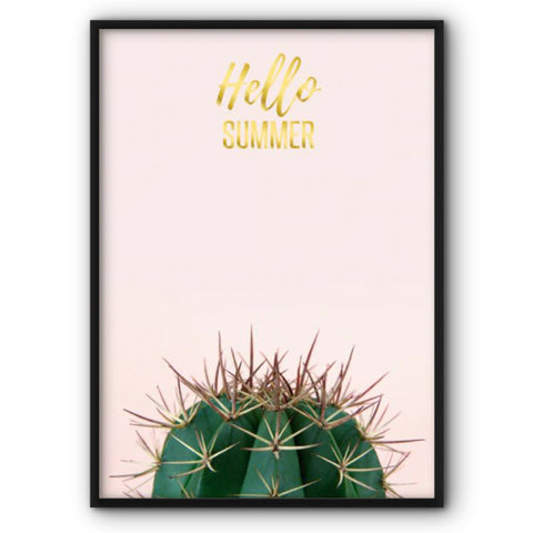 summer-cactus-canvas-poster