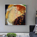 Gustav Klimt Dana Canvas Print
