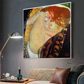 Gustav Klimt Dana Canvas Print