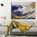 Hokusai Ocean Waves Canvas Print
