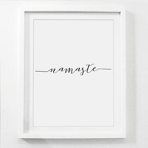 Namaste Canvas Print