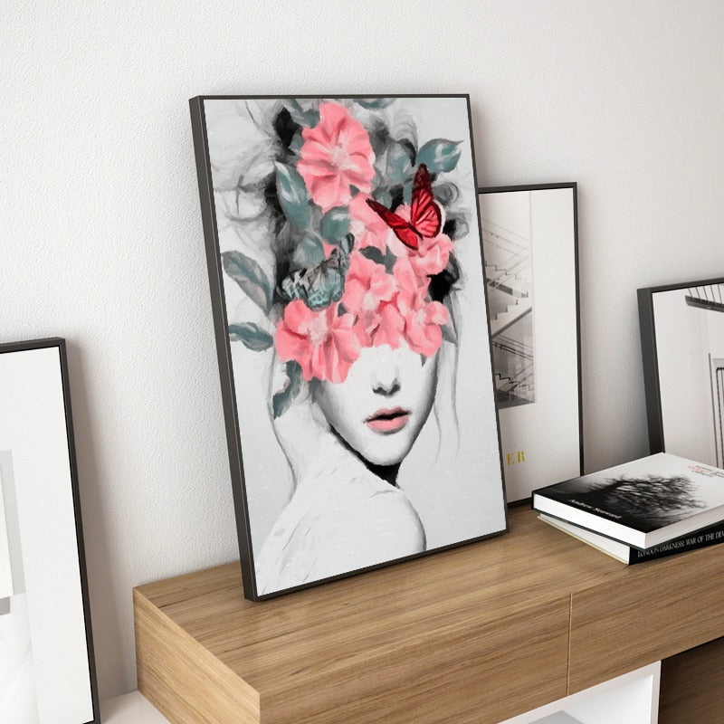 Flower Girl Canvas Print Poster Wall Art – The Style Habitat