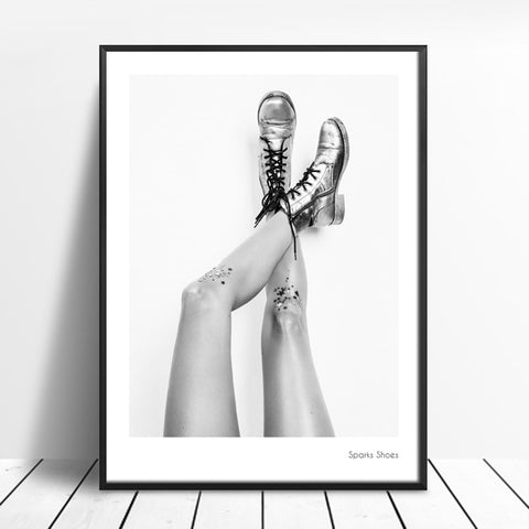 Shiny Boots Canvas Print