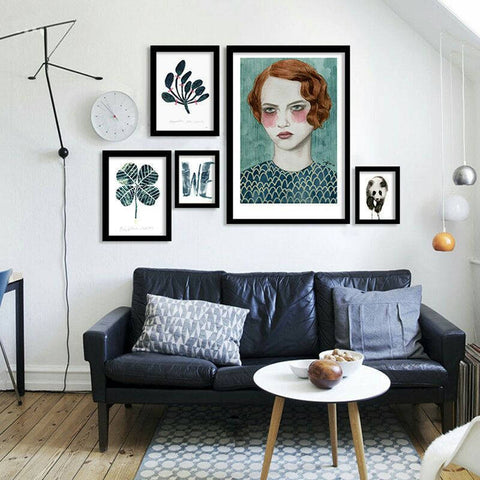 Watercolour Portrait Canvas Print