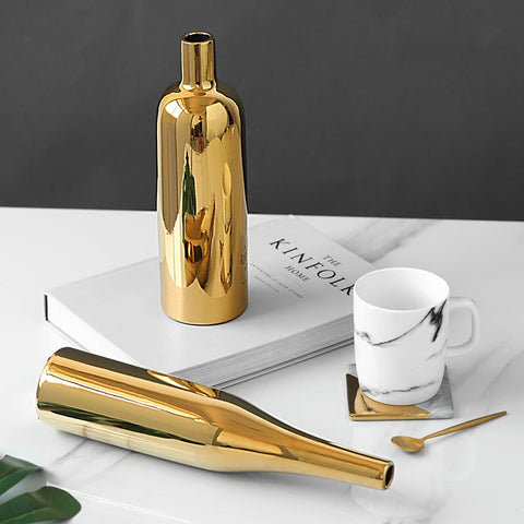 Shiny Gold Vase