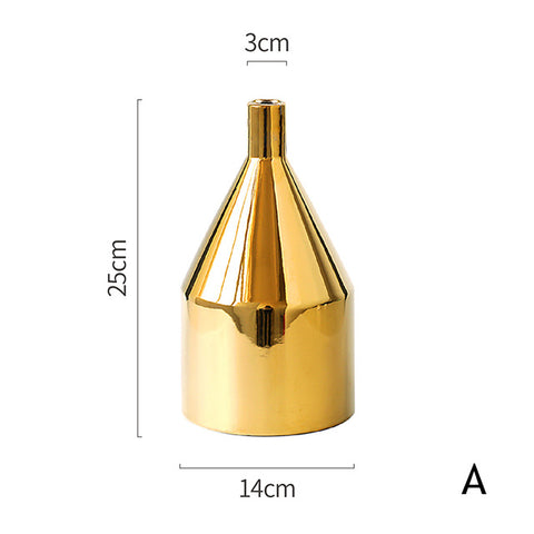 Shiny Gold Vase