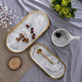 Gold-plated Oval Tray