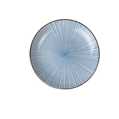 Oriental Style Round Dinner Plate