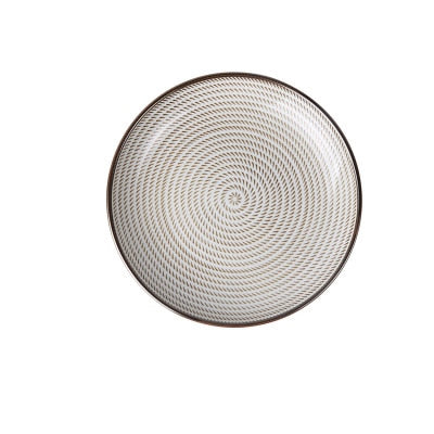 Oriental Style Round Dinner Plate