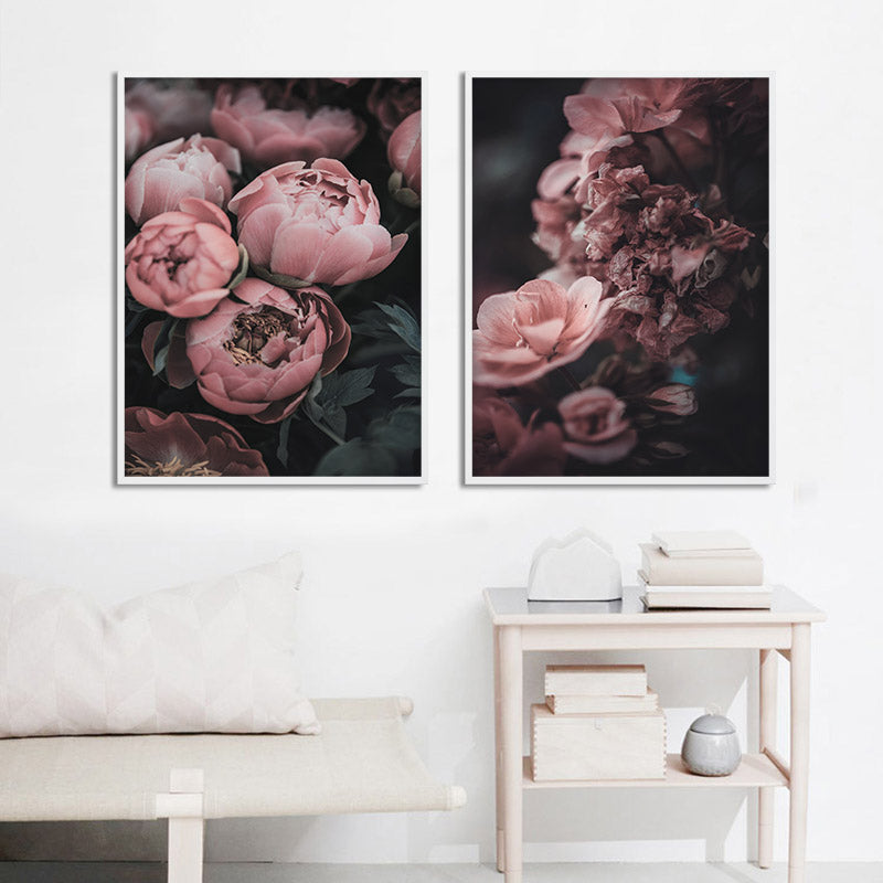 Pink Peonies Canvas Print Wall Art Poster – The Style Habitat