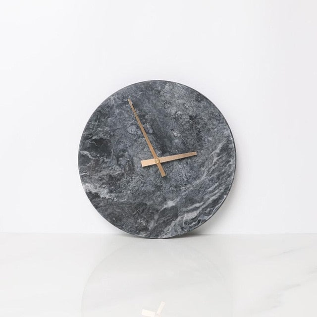 minimalist-gray-marble-wall-clock