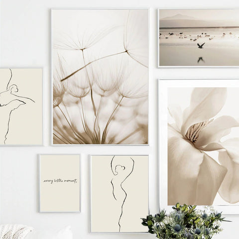White Flower Petals Canvas Print