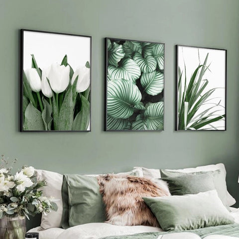 White Tulips Canvas Print